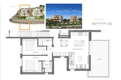 Obra nueva - Apartamento - Fuente Álamo - Hacienda del Alamo