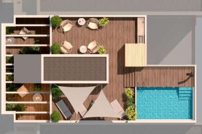Obra nueva - Ático - Torrevieja - Playa del Acequión