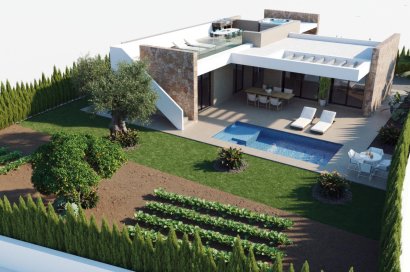 Obra nueva - Villa - Fuente Álamo - Hacienda del Alamo