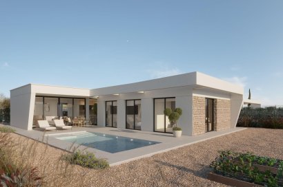 Obra nueva - Villa - Fuente Álamo - Hacienda del Alamo